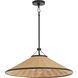Cona 3 Light 24 inch Matte Black Pendant Ceiling Light
