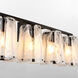 Prestige 4 Light 33 inch Matte Black Vanity Light Wall Light