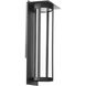 Abram 1 Light 24 inch Textured Black Outdoor Wall Lantern