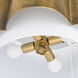 Belinder 4 Light 22 inch Non-Lacquered Brass Pendant Ceiling Light
