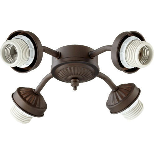 Fort Worth LED Oiled Bronze Fan Light Kit