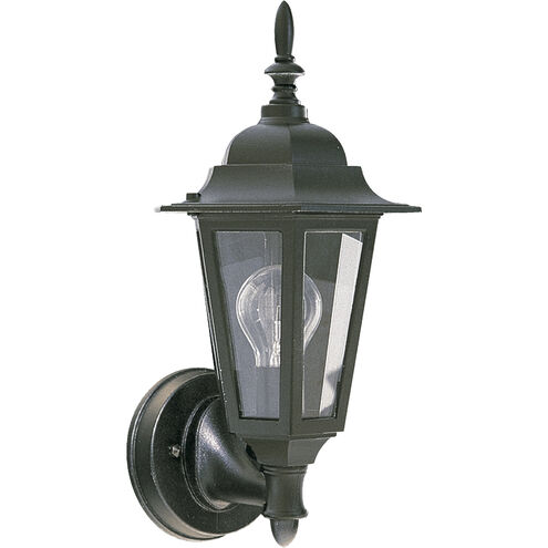 Fort Worth 1 Light 15 inch Black Outdoor Wall Lantern