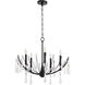 Eloise 5 Light 26 inch Matte Black Chandelier Ceiling Light