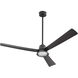 Esquire 58 inch Matte Black Patio Fan