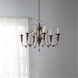 Salento 6 Light 25 inch Vintage Copper Chandelier Ceiling Light