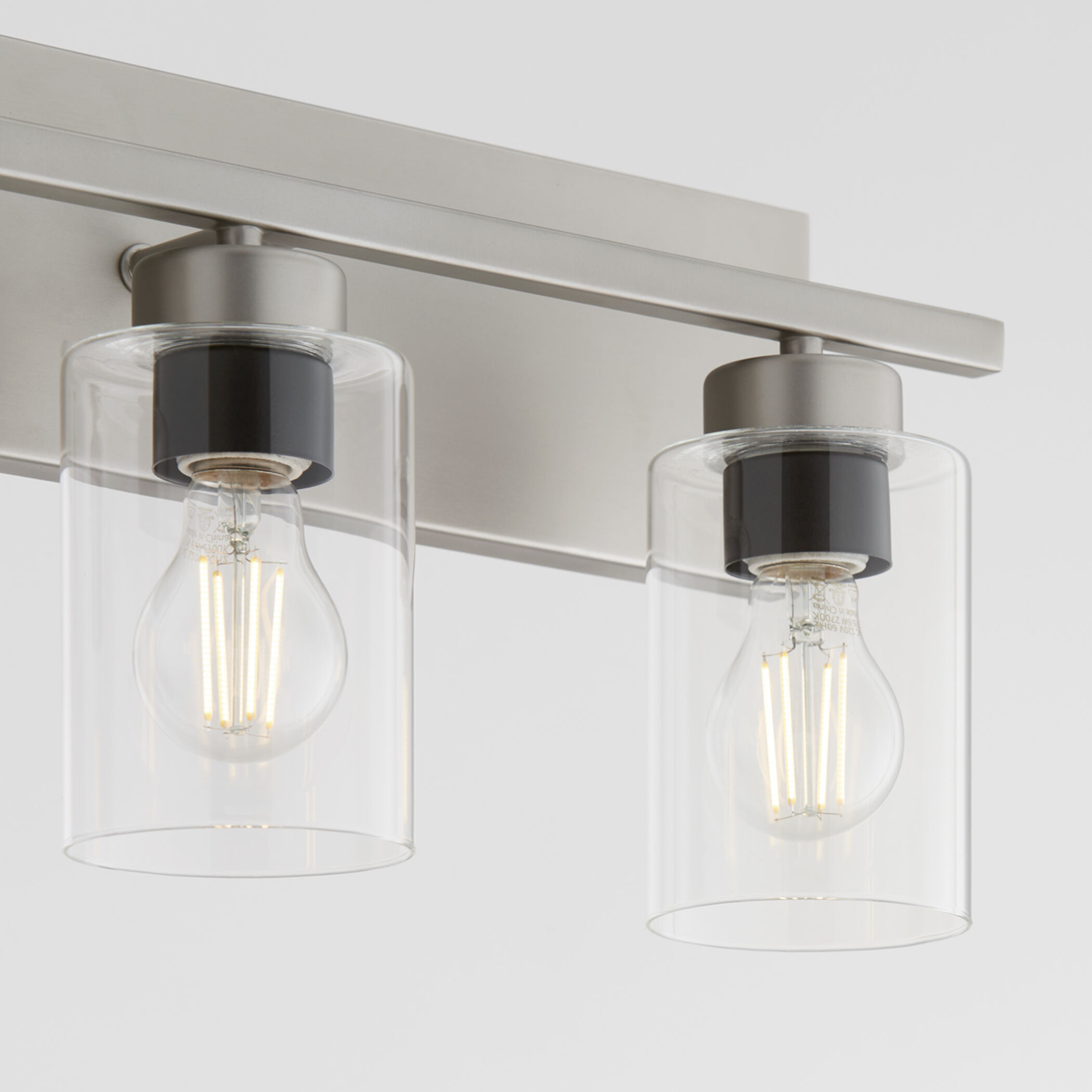 Carter 4 Light 30 inch Satin Nickel Vanity Light Wall Light