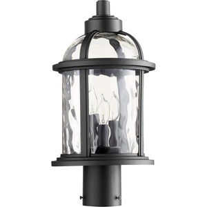 Winston 3 Light 17 inch Noir Outdoor Post Lantern