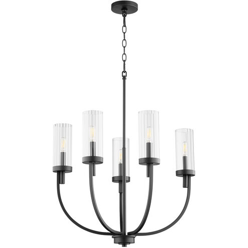 Ladin 5 Light 24 inch Noir Chandelier Ceiling Light