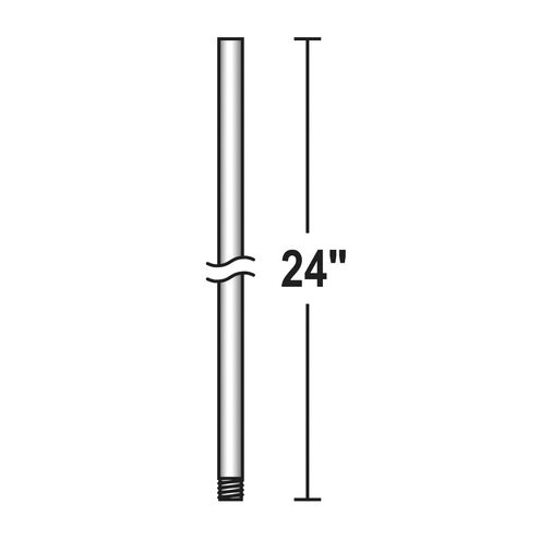 Fan Accessory Oiled Bronze Universal Fan Downrod in 24 in. 