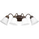 Fort Worth 4 Light 24 inch Oiled Bronze Wall Sconce Wall Light