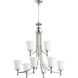 Rossington 9 Light 29.5 inch Polished Nickel Chandelier Ceiling Light