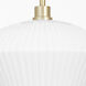 Cassini 1 Light 15 inch Aged Brass Pendant Ceiling Light