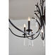 Majesty 8 Light 45 inch Matte Black Chandelier Ceiling Light