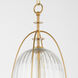 Alice 3 Light 11.25 inch Aged Brass Pendant Ceiling Light