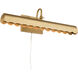 Karnes 0 watt 23.75 inch Aged Brass Picture Light Wall Light