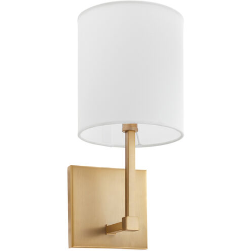 Bolero 1 Light 6 inch Aged Brass Wall Sconce Wall Light