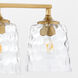 Eldorado 3 Light 24.75 inch Aged Brass Vanity Light Wall Light