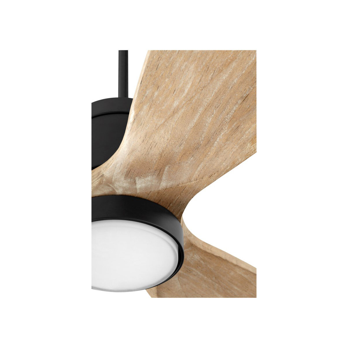 Lurus 64 inch Matte Black with Weathered Gray Blades Ceiling Fan