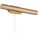 Belinder 0 watt 22.5 inch Aged Brass Picture Light Wall Light