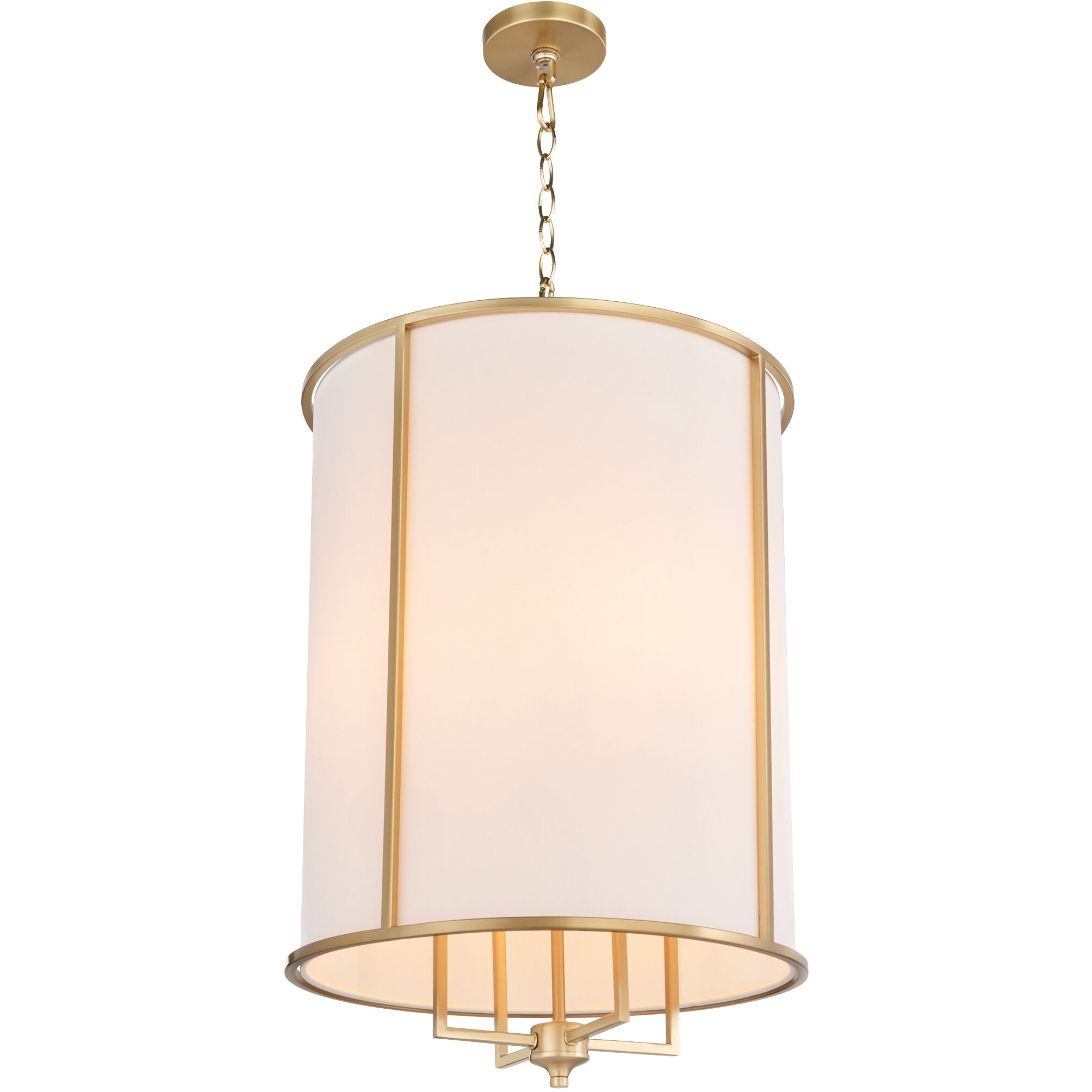 Eldorado 4 Light 18 inch Aged Brass Entry Ceiling Light