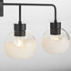 Lacy 4 Light 33 inch Matte Black Vanity Light Wall Light