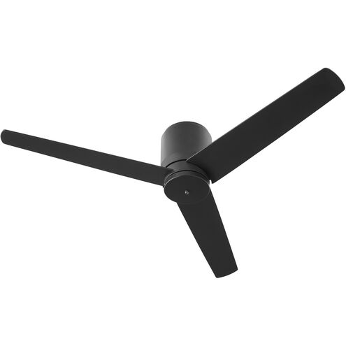 Banzai 52 inch Matte Black with Matte Black/Walnut Blades Ceiling Fan