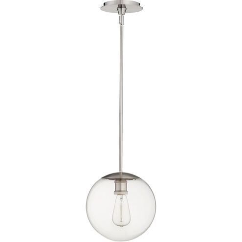 Fort Worth 1 Light 10 inch Satin Nickel Mini Pendant Ceiling Light