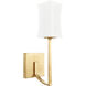 Ayala Wall Mount Wall Light in Gold Leaf