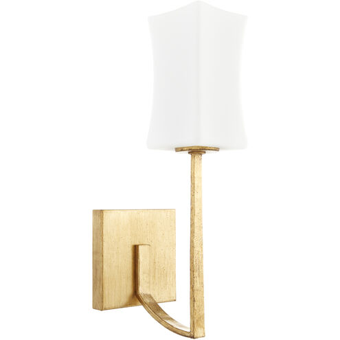 Ayala Wall Mount Wall Light in Gold Leaf