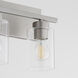 Carter 4 Light 30 inch Satin Nickel Vanity Light Wall Light