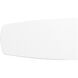 Breeze Studio White Set of 5 Fan Blades, Set of 5