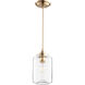 Fort Worth 1 Light 6 inch Aged Brass Mini Pendant Ceiling Light