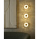 Del Rey 8 inch Brushed Brass/Studio White Wall Sconce Wall Light