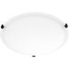 Satin Ceiling Mounts 3 Light 16 inch Matte Black Flush Mount Ceiling Light