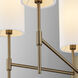 Hamilton 5 Light 24 inch Dark Brass Chandelier Ceiling Light