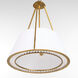 Gorham 4 Light 23 inch Brushed Brass Pendant Ceiling Light