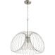 Fort Worth 1 Light 23.5 inch Brushed Silver Pendant Ceiling Light