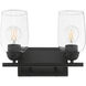 Wallinger 2 Light 13 inch Matte Black Vanity Light Wall Light