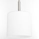 Rutherford 1 Light 10 inch Satin Nickel Pendant Ceiling Light