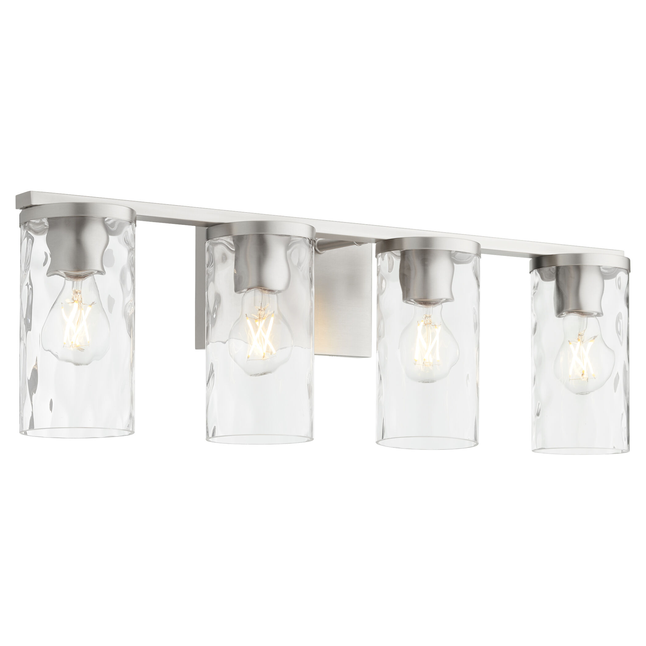 Steinway 4 Light 28 inch Satin Nickel Vanity Light Wall Light