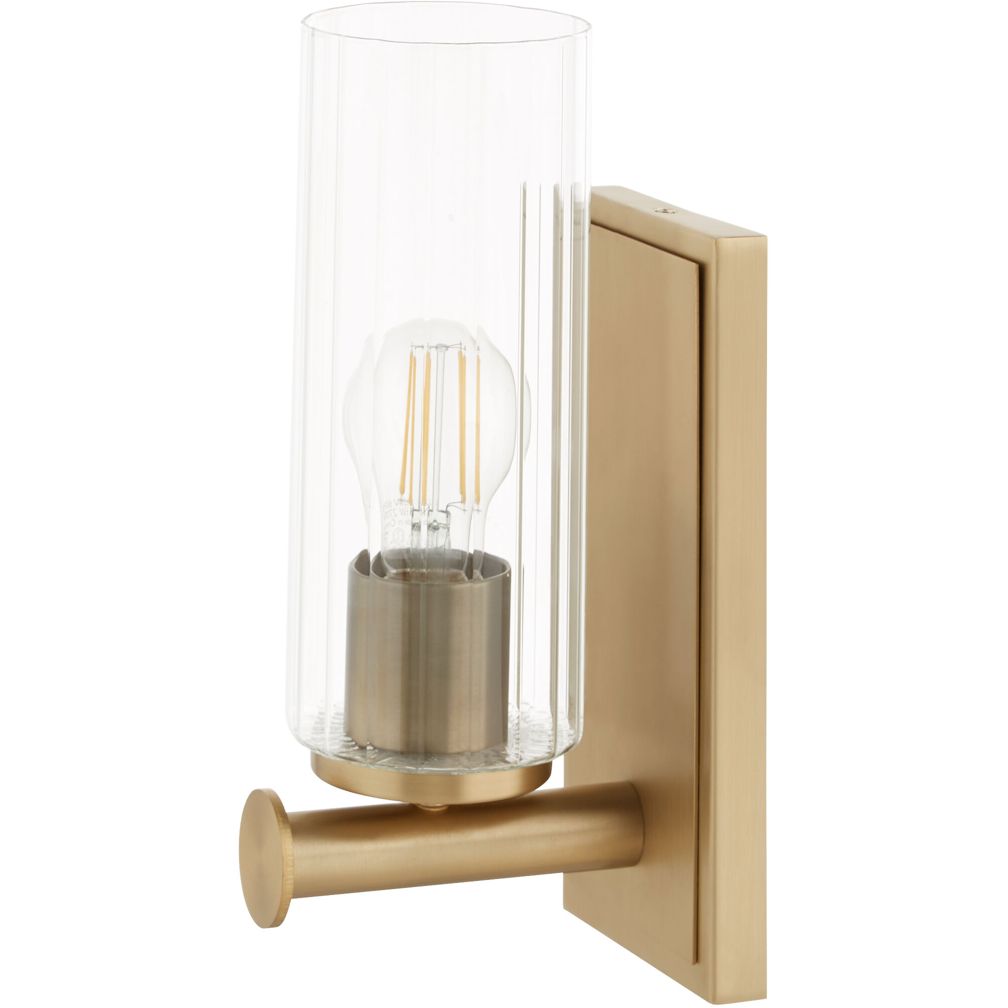 Mercier Wall Mount Wall Light in Aged Brass