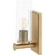Mercier Wall Mount Wall Light in Aged Brass