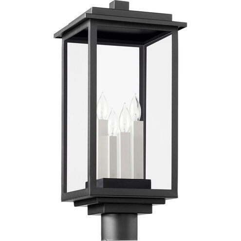 Westerly 4 Light 21 inch Noir Outdoor Post Lantern