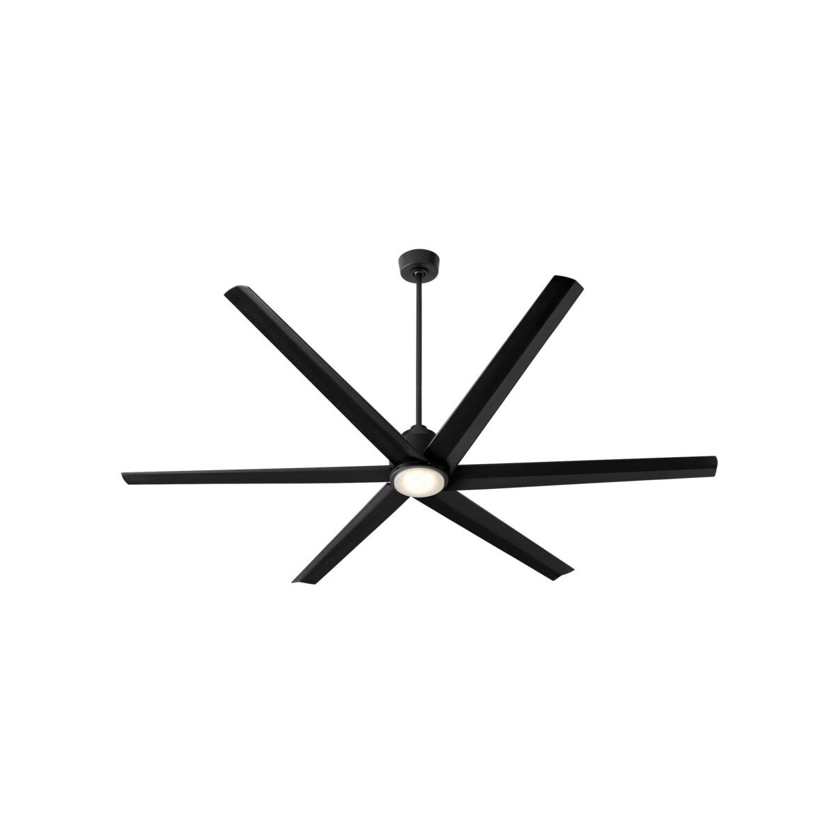 Titus 80 inch Matte Black Ceiling Fan