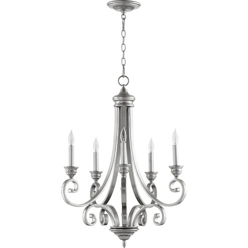 Bryant 5 Light 26 inch Classic Nickel Chandelier Ceiling Light