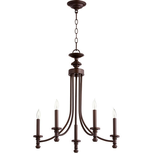 Rossington 5 Light 22 inch Oiled Bronze Chandelier Ceiling Light