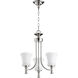 Rossington 3 Light 18 inch Polished Nickel Chandelier Ceiling Light