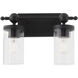 Lee Boulevard 2 Light 14.75 inch Matte Black Vanity Light Wall Light