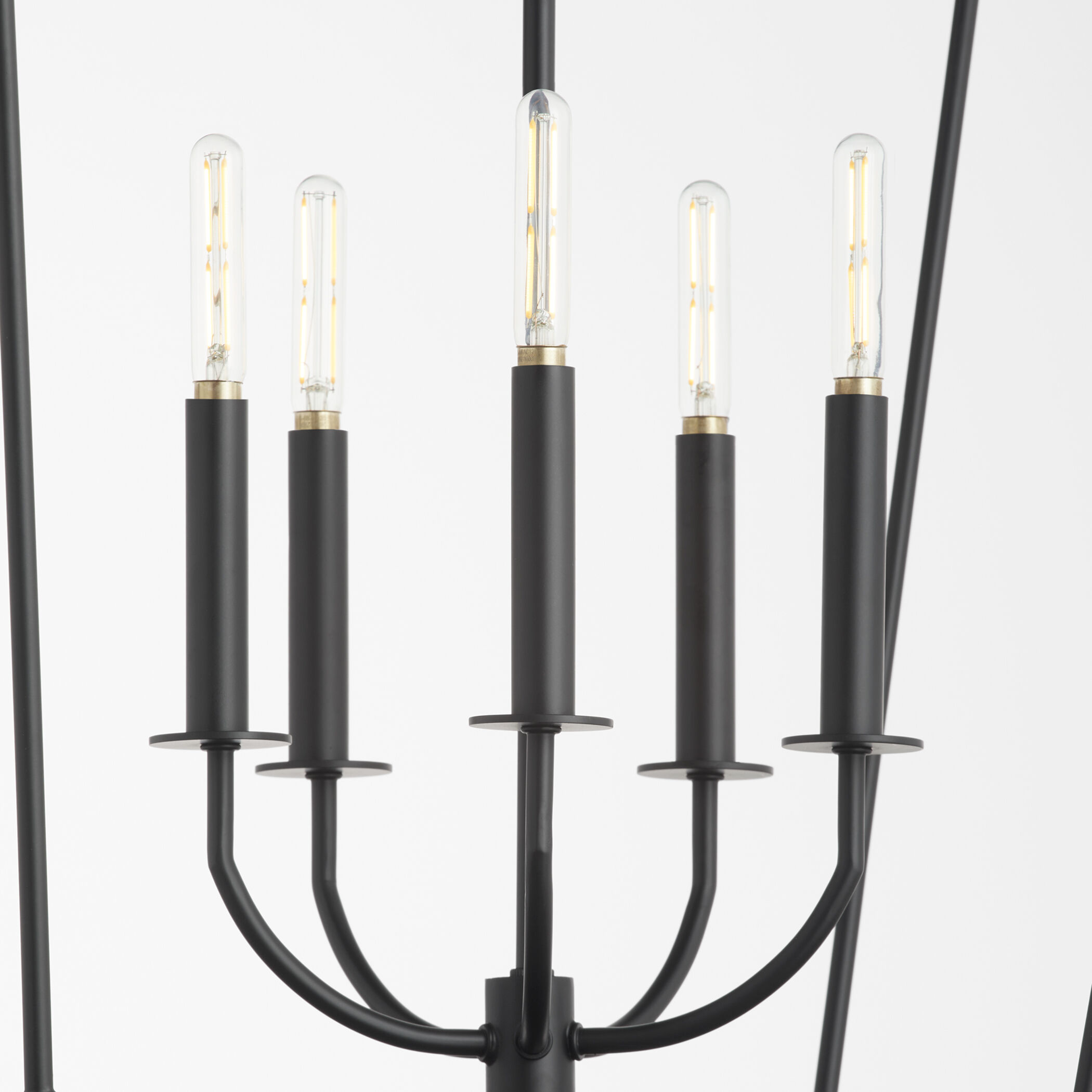 Mantle 5 Light 19 inch Matte Black Entry Ceiling Light