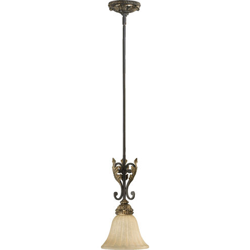 Rio Salado 1 Light 8 inch Toasted Sienna With Mystic Silver Mini Pendant Ceiling Light